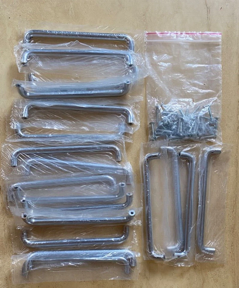 Neu 18x Möbel-/ Bügel-/ Schubladen-/ Schrankgriffe massiv Küche 160mm {#175}