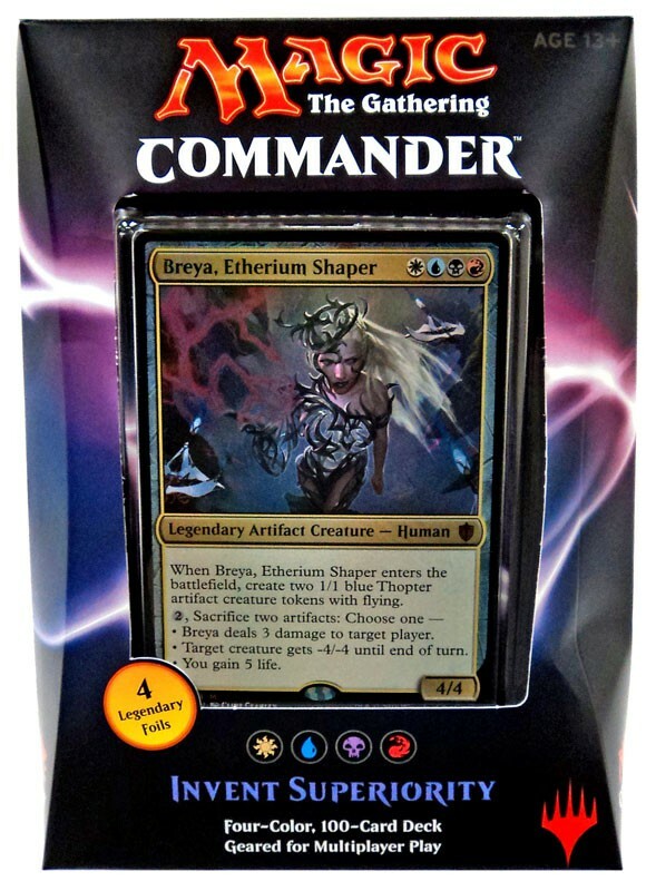 how many legendary cards in a deck mtg Red Blue spell commander (Commander / EDH MTG Deck)