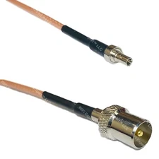 RG316 CRC9 Male to DVB TV Pal Male RF Cable Rapid-SHIP LOT