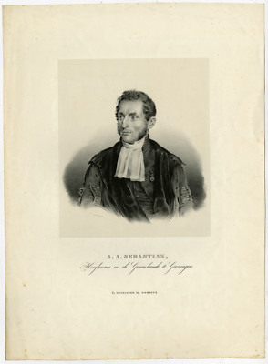 Seltener antiker Meisterdruck - AUGUSTUS ARNOLDUS SEBASTIAN - MEDIZIN - Sensing - 1841