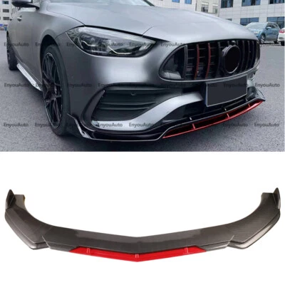 For Mercedes-Benz GLS450 GLS580 Front Bumper Lip Spoiler Splitter Carbon Fiber - Image 1 of 4