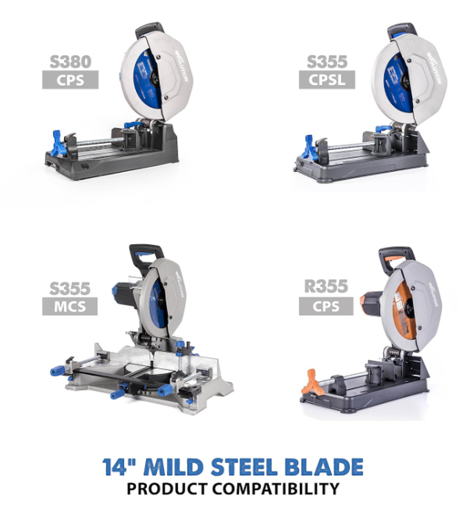 Evolution Power Tools 14BLADEST Steel Cutting Saw Blade, 14Inch x 66