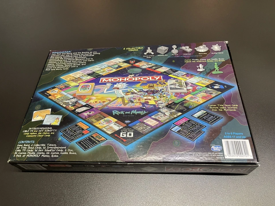 Monopoly Rick and Morty Edition Board Game Complete with Printed Rules - image 2 of 4