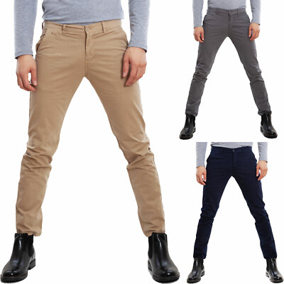TOOCOOL G360 Men's Microfancy Cotton Casual Stylish Spring Chinos
