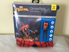 New Climate Right Cuddl Duds Spiderman Boys Warm Underwear Set many sizes