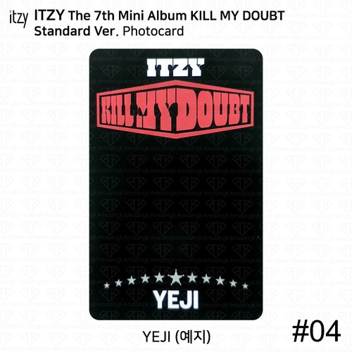 ITZY KILL MY DOUBT Official Standard Ver Photocard Postcard Boxing Ticket KPOP - 第 25/77 張圖片