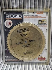 Rigid T3 10" 60 Teeth Titanium Carbide Saw Blade R1060C Polished Finish