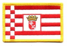 Aufnäher Bremen Patch Flagge Fahne
