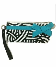 LINDSAY PHILLIPS  COCOA WRISTLET TAKE ALONG BAG PURSE 