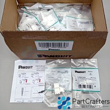 Fits Panduit Giga TX Cat6 jack White CJ688TGIW BOX OF 50. Free shipping  