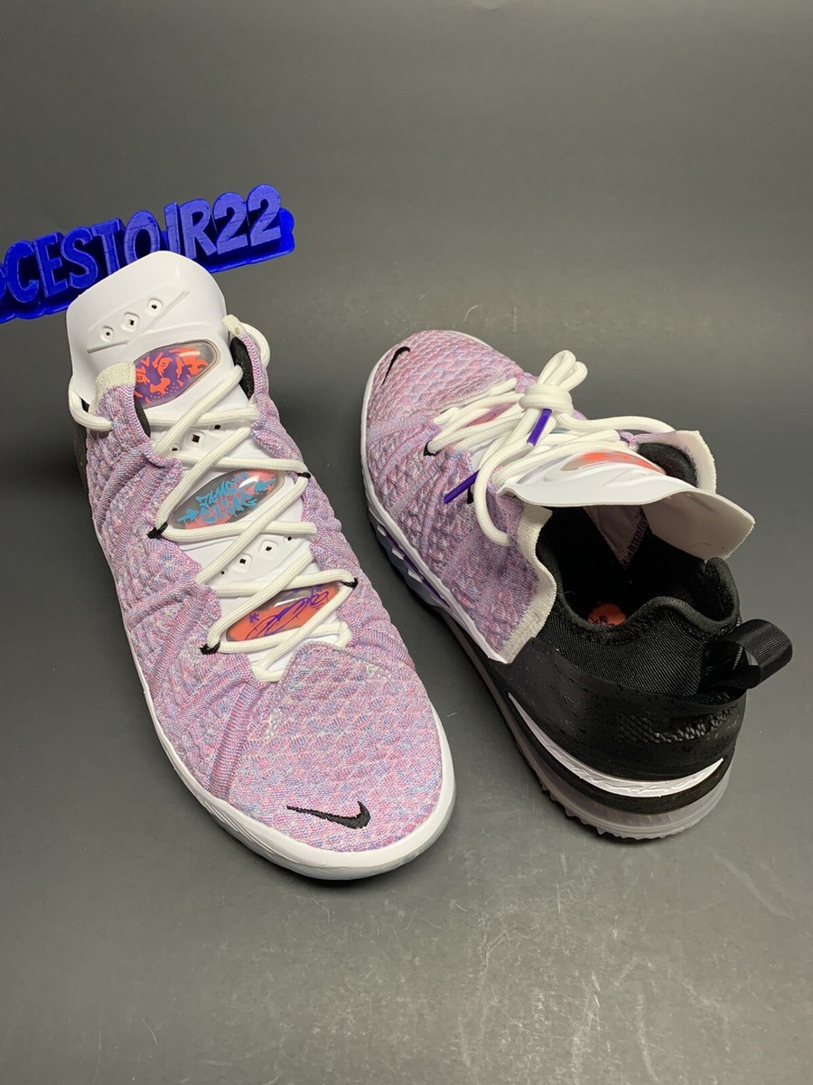 NIKE LEBRON 18 XVIII GRAFFITI [CQ9283 900] WHAT THE KING MAX AIR
