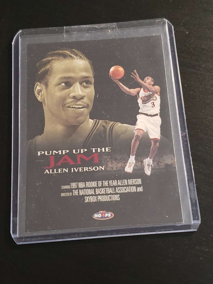 Allen Iverson 1998 Skybox NBA Hoops Pump Up The Jam #2 of 10