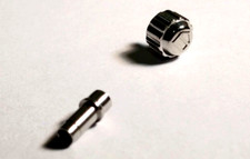 Unbranded Swiss Made crown for TAG s/s 5.4mm w tube new CAV-5601 screwdown type