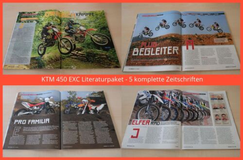 KTM 450 EXC Literaturpaket - 5 komplette Zeitschriften - Bild 1 von 1