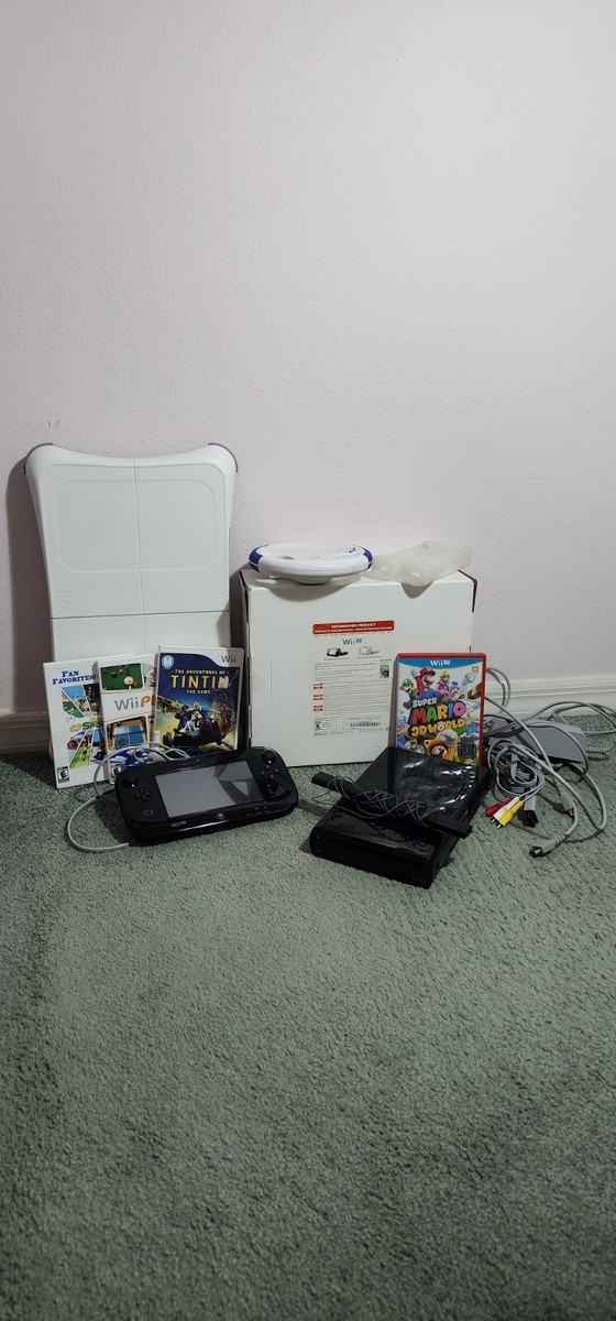 Nintendo Wii U Launch Edition 32GB Black Handheld System for sale