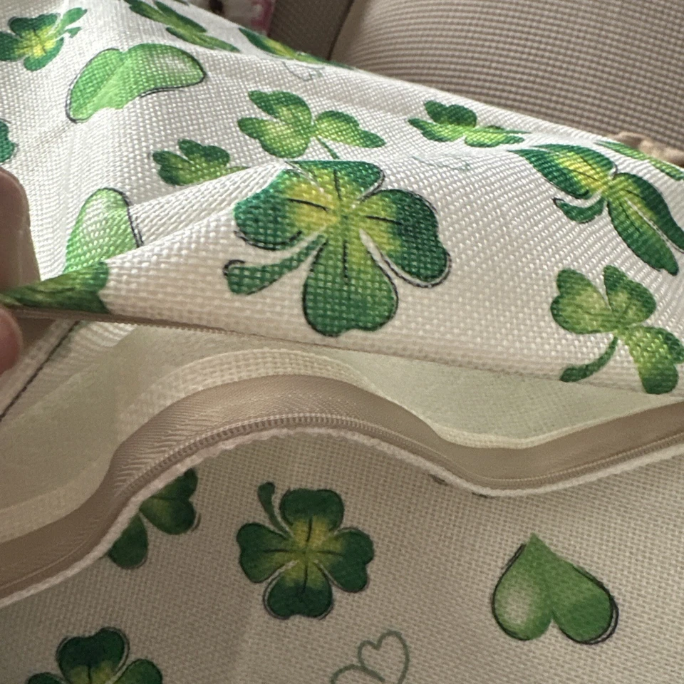 "Fundas de almohada estampadas decorativas 19-11,5"" trébol durmientes trébol" Foto 3 de 3