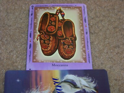 Bella Sara trading card - Native Lights - Moccasins 52/55 - rare
