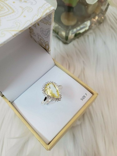 Charter Club Silver-Tone Crystal Pear-Shape Ring, $27.50 - Bild 9 von 12