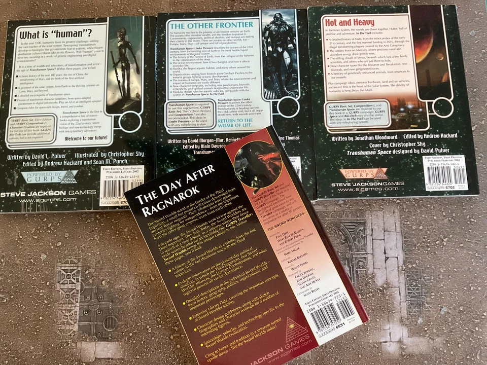 GURPS Traveller, TransHuman Space lote Steve Jackson Games SJG Sword Worlds, más Foto 2 de 4