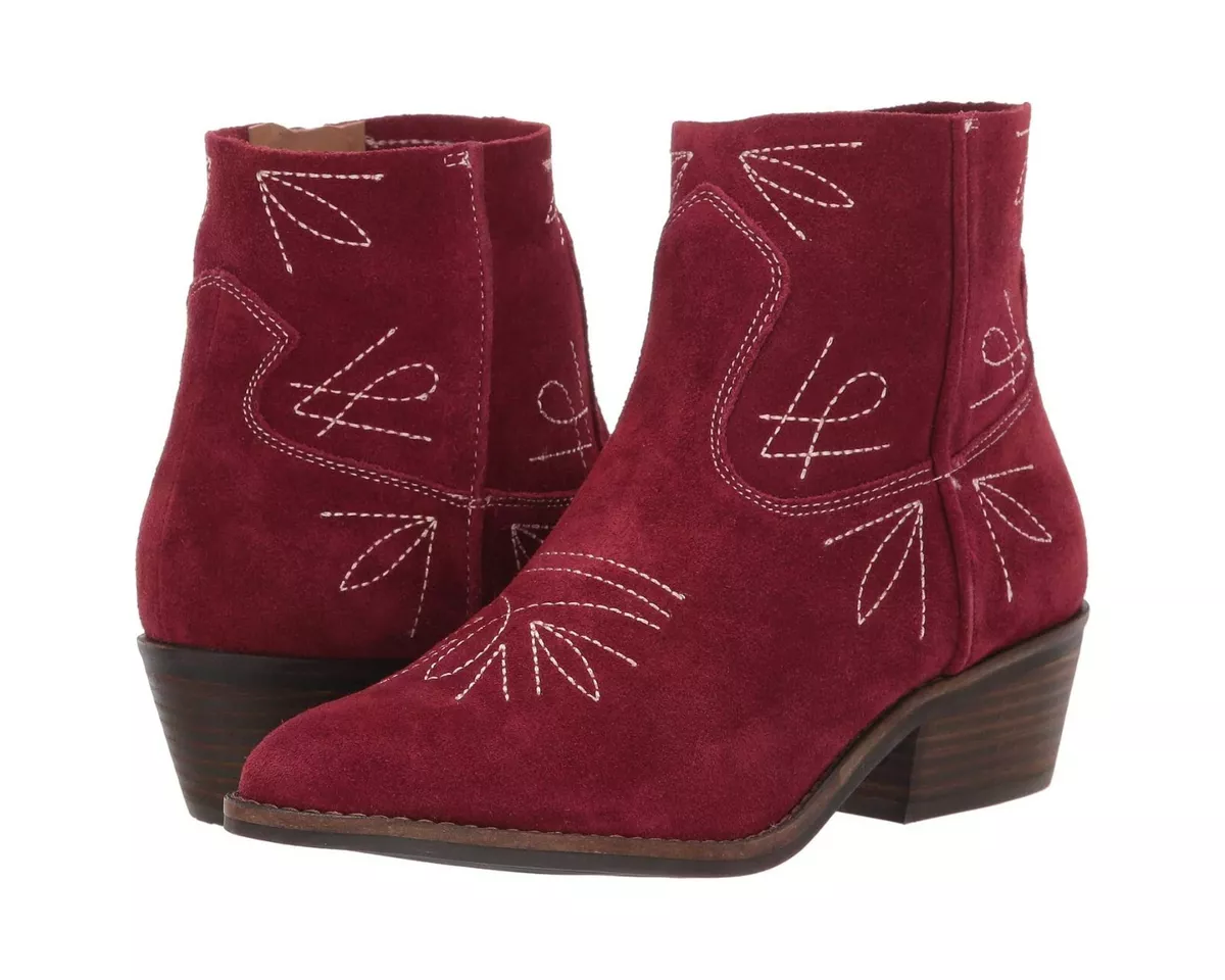 Lucky brand cheap red booties