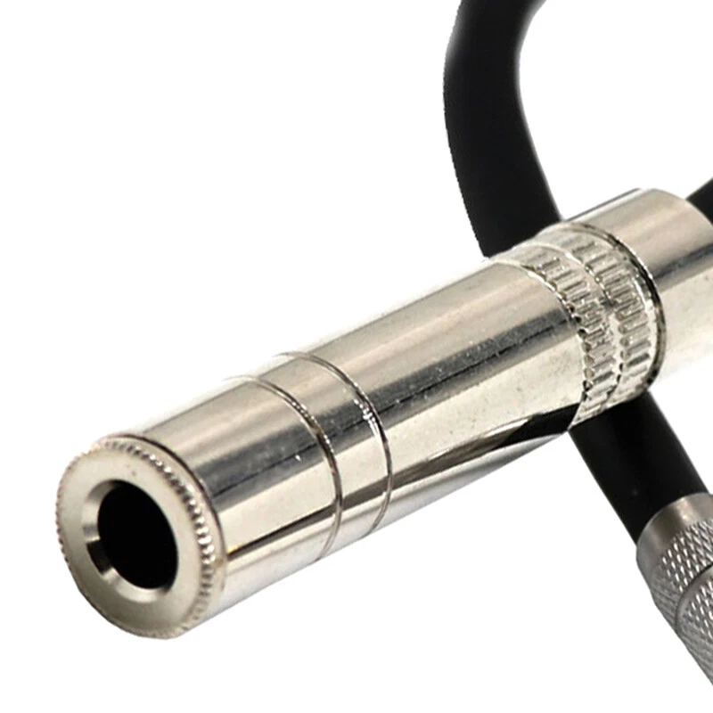 3.5mm Male Plug Jack Stereo Audio Line Cable To 6.35mm Female Extension Cable - Image 2 of 4