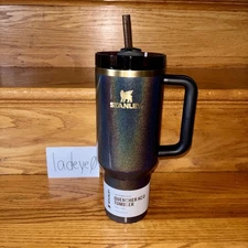 Stanley 40 oz FAIRY DUST Black Shimmer Quencher - IN HAND NOW - Fast Shipping