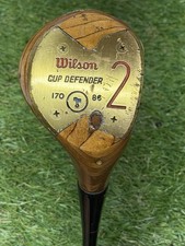 *Vintage Wilson Patty Berg Cup defender 2 Wood / Steel Shaft*