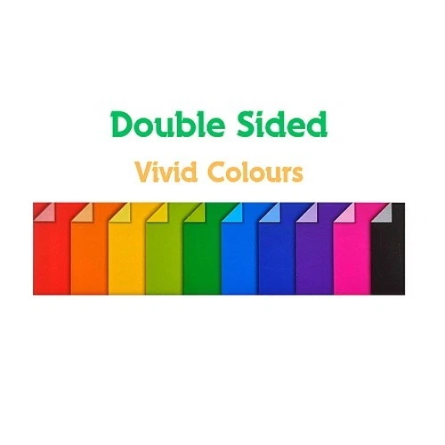 Papel Origami | Doble Cara | 10 Colores | 15cm X 15cm | 65gsm | 100 Hojas