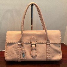 Fendi Selleria Light Pink Leather Handbag