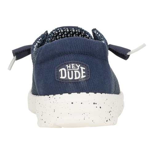 Hey Dude Wendy Stretch Mesh Women's Casual Shoes, Navy, W7 - Picture 5 of 6