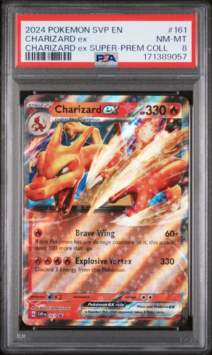 Charizard ex graded PSA 8 for sale on eBay