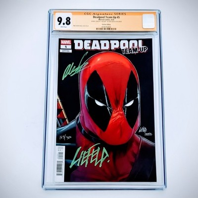 Deadpool Team-Up #5 - Rob Liefeld Variant - Signed 2X - 163/300 - CGC SS 9.8