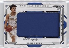 2020-21 Panini National Treasures Rookie Jumbo Materials 72/99 Josh Green 04tw