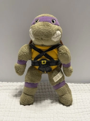 VTG 1989 Teenage Mutant Ninja Turtles Donatello Plush Stuffed Toy Playmates 9”