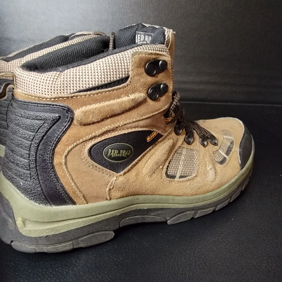 Bota de Senderismo Red Head Marca Mckinley Senderista Cuero Marrón Con Cordones Para Hombres Talla 11.5M Foto 3 de 4