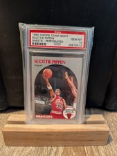 1990 NBA Hoops Team Night Scottie Pippen  PSA 10 Gem Mint Pop 15 Bulls