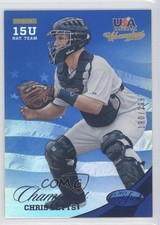 2013 USA Baseball Champions Certified National Team Mirror Blue Chris Betts 0b0