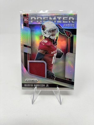 2024 Panini Prizm #PJ-MHJ Marvin Harrison Jr. Premier Jerseys Silver Patch