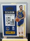 Front of 2020-21 Panini Contenders - Season Ticket Stephen Curry #20
