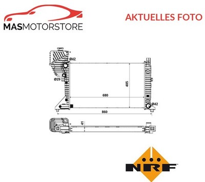 KÜHLER WASSERKÜHLER MOTORKÜHLER NRF 55349A A FÜR MERCEDES-BENZ SPRINTER 3-T