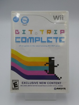 Bit.Trip Complete Nintendo Wii Game in Case w/ Manual Missing Bonus Disc Tested