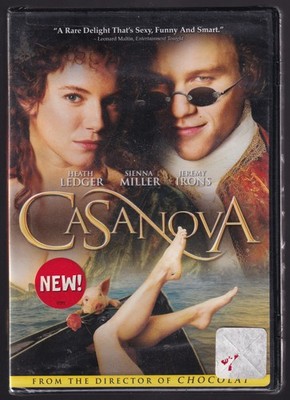 Casanova DVD 2005 Heath Ledger Sienna Miller Jeremy Irons NEW SEALED  (M-172)