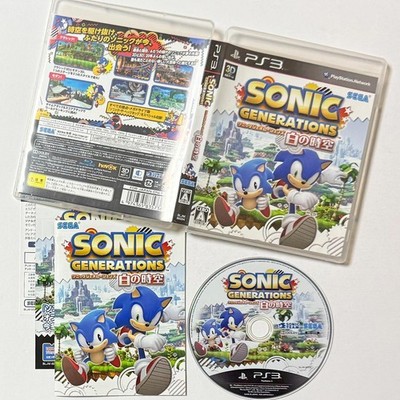 Sonic Generations White Space PS3 Playstation 3 NTSC-J Japan Import Sega Game