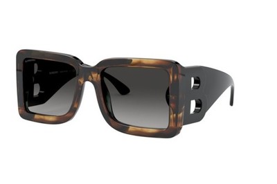 Burberry BE4312 3868/8G Brown Maroon Oversized Square Sunglasses 4397U