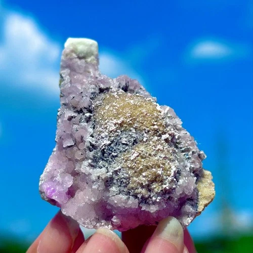 48G Top!! Natural Red Aragonite Crystal Gem Cluster Mineral Specimen /Yunnan
