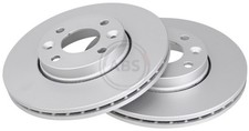 2x Bremsscheibe BESCHICHTET A.B.S. 17541 für CLIO CR0 NOTE NISSAN BR0 LARGUS 3 1