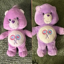 2002 Care Bears Purple Share Bear Lot 14  And 8  