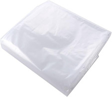 Plastic Sheeting, 3.15 Mil Thick Clear Polyethylene Film, Waterproof Multipurpos
