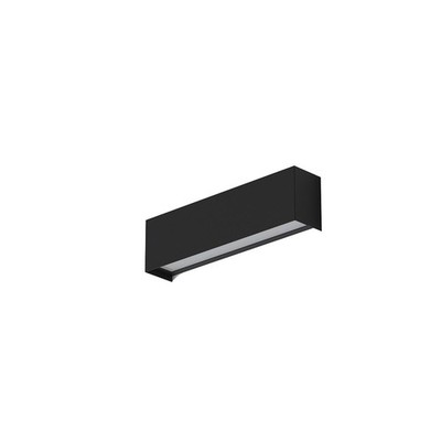 Wandlampe Wandleuchte Schwarz Up Down E14 B: 26 cm klein schmal indirektes Licht