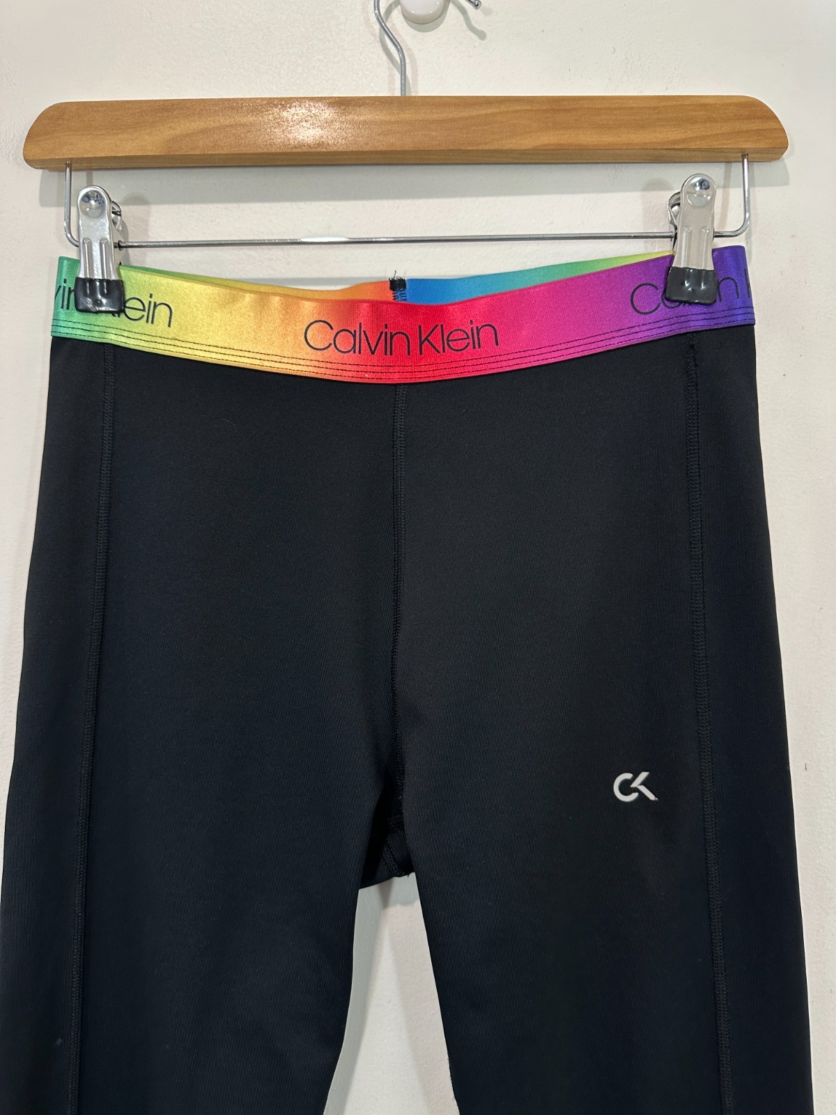 Calvin Klein Performance Activewear Pants Women S Black  Elastic Waist Stretch image 7
